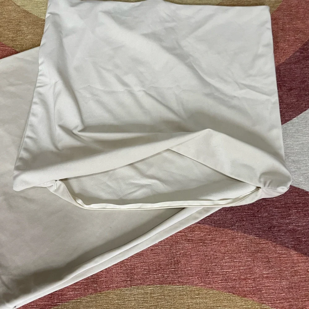 20 x 20 Cream Pillow Covers